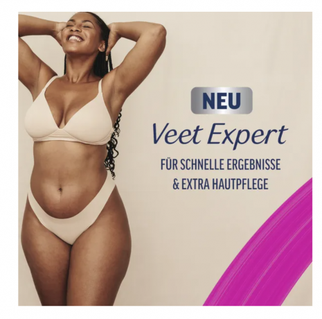 Veet EXPERT Kaltwachsstreifen Gesicht, alle Hauttypen Восковые полоски EXPERT холодного действия для лица, подходят для всех типов кожи.