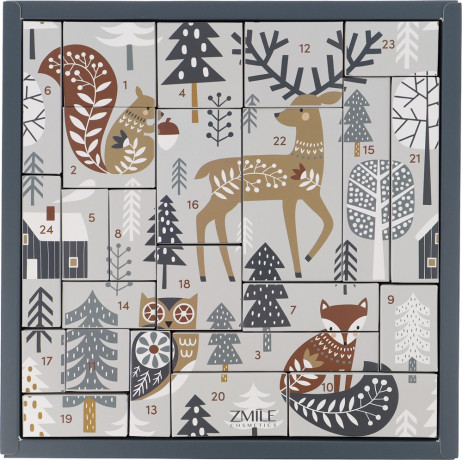 ZMILE COSMETICS Scandic Wildlife Adventskalender 2026, Адвент-календарь 2026 ZMILE Scandic Wildlife с макияжем и аксессуарами