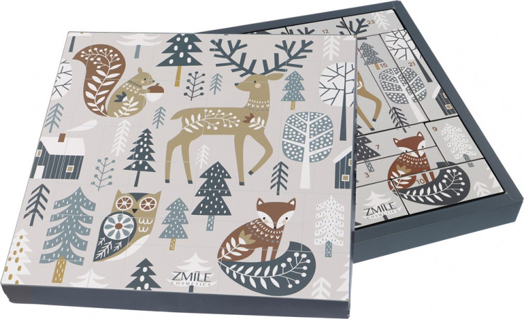 ZMILE COSMETICS Scandic Wildlife Adventskalender 2026, Адвент-календарь 2026 ZMILE Scandic Wildlife с макияжем и аксессуарами
