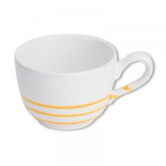 Gmundner Keramik Gmundner Keramik Gelbgeflammt Kaffee-Obertasse glatt 0,19 L / h: 6,6 cm Керамическая кофейная чашка Gmundner с желтым пламенем, гладкая, 0,19 л / высота: 6,6 см