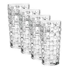 Nachtmann Bossa Nova Longdrink Glas Set, Нахтман Босса Нова Набор стаканов для коктейлей, 395 мл, 4 шт