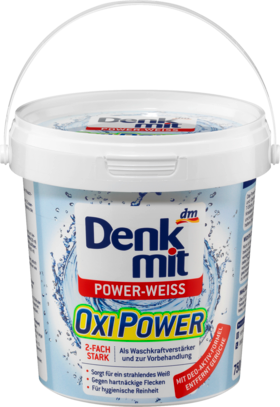 Denkmit Oxi Power Power-Weiss, Порошковый Пятновыводитель для Белых Тканей 750 г