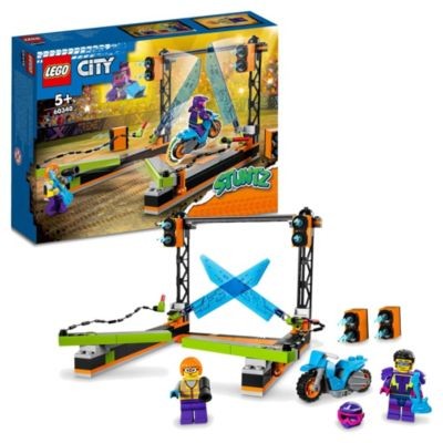 LEGO 2er Set: Hindernis-Stuntchallenge + Umstoss-Stuntchallenge Набор из 2 предметов: трюк с препятствиями + трюк с нокдауном