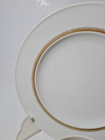 Rosenthal Bavaria, дизайнер Tapio Wirkkala Элегантное винтажное трио с золотым узором, Германия, 1960-70гг.