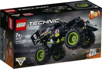 LEGO Technic 2er Set: 42118 Monster Jam  Grave Digger + 42119 Monster Jam Max-D Технический набор из 2 предметов: 42118 Monster Jam Grave Digger + 42119 Monster Jam Max-D