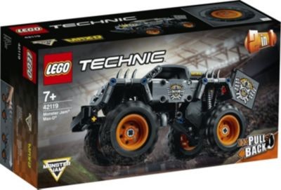 LEGO Technic 2er Set: 42118 Monster Jam  Grave Digger + 42119 Monster Jam Max-D Технический набор из 2 предметов: 42118 Monster Jam Grave Digger + 42119 Monster Jam Max-D