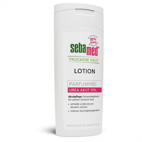 sebamed Trockene Haut Lotion Urea Akut 10 % parfumfrei Лосьон для сухой кожи с мочевиной острый 10% без запаха