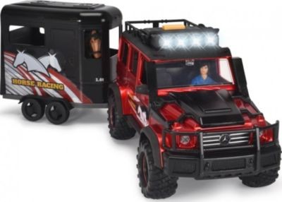 Dickie Toys Horse Trailer Set Комплект прицепа для лошадей