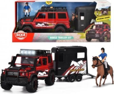 Dickie Toys Horse Trailer Set Комплект прицепа для лошадей