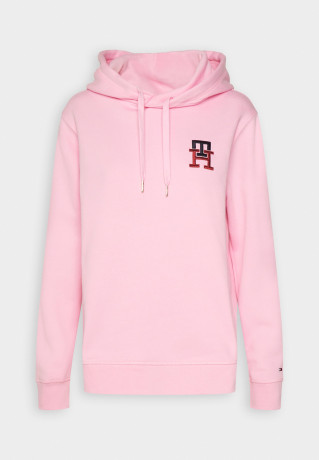 Tommy Hilfiger MONOGRAM HOODIE Hoodie classic pink ХУДИ С МОНОГРАММОЙ Толстовка с капюшоном классический розовый