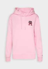 Tommy Hilfiger MONOGRAM HOODIE Hoodie classic pink ХУДИ С МОНОГРАММОЙ Толстовка с капюшоном классический розовый