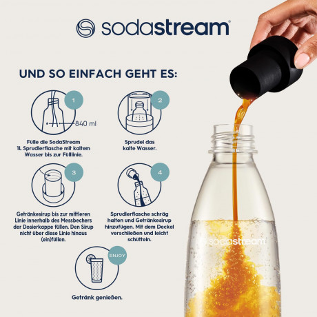 SodaStream Lipton Ice Tea Lemon Syrup, Сироп для приготовления Lipton Ice Tea Лимонный сироп, 440 мл