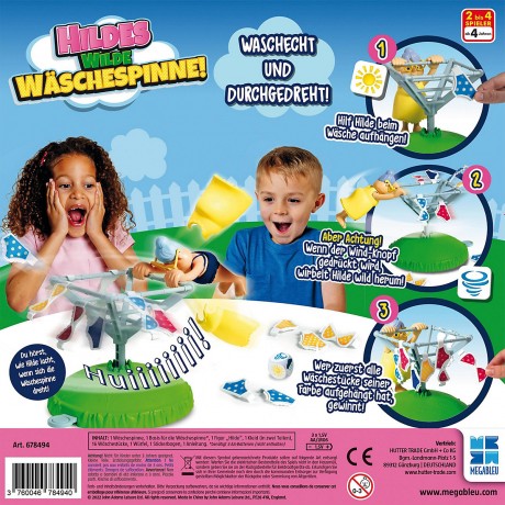 Megableu Hildes wilde Waschespinne Дикий моющий паук Хильде