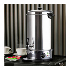 Royal Catering Royal Catering Heisswasserspender Wasserkocher 20 L Gluhweinkocher Teekocher Edelstahl Abtropfschale, 20 l, 2200 W  Диспенсер для горячей воды Royal Catering, чайник 20 л, глинтвейн, чайник, поддон из нержавеющей стали, 20 л, 2200 Вт
