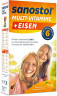 Sanostol Plus Eisen Saft age 6+, 230 ml, Саностол Мультивитаминный сироп с витаминами А, В6, С, D и железом для детей от 6ти лет, апельсиновый вкус, 230 мл