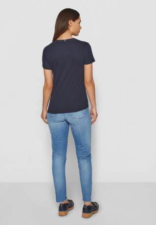 Tommy Hilfiger HERITAGE Basic T-shirt marine НАСЛЕДИЕ Базовая футболка морской