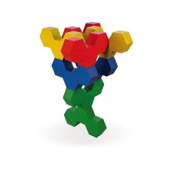 SINASPIELZEUG Holzspielzeug Bausteinspiel Honeyflower 25mm Steine Деревянная игрушка строительный блок игра Медовый цветок 25 мм кирпичи