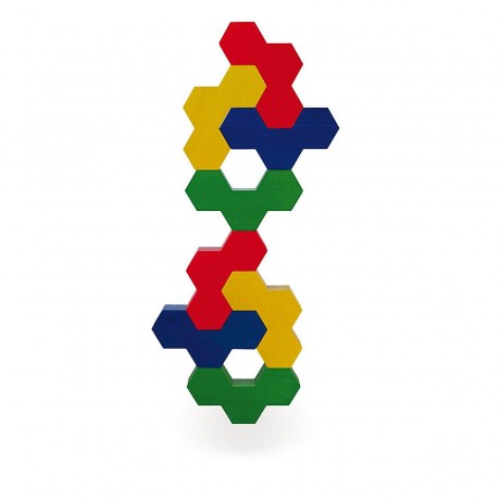 SINASPIELZEUG Holzspielzeug Bausteinspiel Honeyflower 25mm Steine Деревянная игрушка строительный блок игра Медовый цветок 25 мм кирпичи