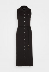 Tommy Hilfiger SLM COLLR DTAIL MIDI DRS NS Shirt dress black SLM COLLR DTAIL MIDI DRS NS Платье-рубашка черный