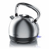 Arendo Arendo Wasserkocher, 1,7 l, 2200 W, Edelstahl Retro Style Vintage, Uberhitzung  Trockenkochschutz, silber  Чайник Arendo, 1,7 л, 2200 Вт, нержавеющая сталь, винтажный ретро-стиль, защита от перегрева, защита от выкипания, серебристый