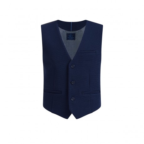 WE Fashion Jongens slim fit gilet met structuur Blazer fur Jungen Приталенный жилет Jongens со структурированным блейзером для мальчиков