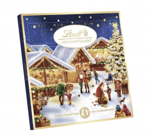 SET Lindt Teddy 128g + Lindt Weihnachtsmarkt 115g Adventskalenders НАБОР Адвент-календарей Lindt 2025: "Teddy", 24 сладких сюрприза, 128грамм + "Рождественская ярмарка", 24 конфеты, 19см х 19см, 115 грамм
