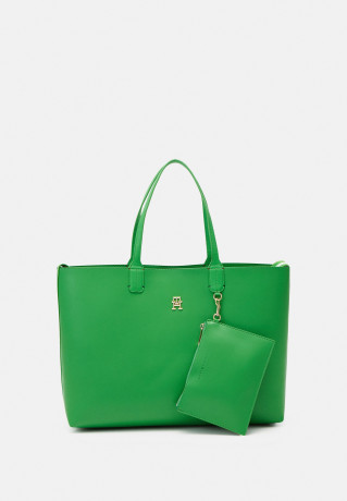 Tommy Hilfiger ICONIC TOMMY TOTE Tote bag galvanic green ICONIC TOMMY TOTE Сумка-тоут гальванический зеленый