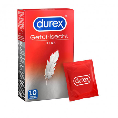 Durex Durex Gefuhlsecht Ultra Kondome Безопасные ультра презервативы Durex