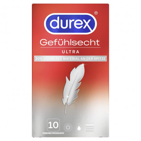 Durex Durex Gefuhlsecht Ultra Kondome Безопасные ультра презервативы Durex