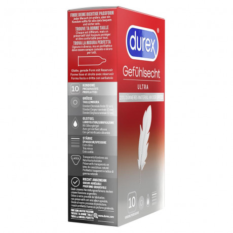 Durex Durex Gefuhlsecht Ultra Kondome Безопасные ультра презервативы Durex