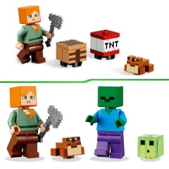 LEGO LEGO Minecraft 21240 Das Sumpfabenteuer LEGO Minecraft 21240 Болотное приключение