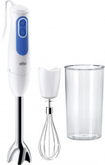 Braun Braun Stabmixer MQ 3005 Cream MultiQuick 3, 700 W, mit Schneebesen und 600 ml Mixbecher  Погружной блендер Braun MQ 3005 Cream MultiQuick 3, 700 Вт, с венчиком и чашей для смешивания объемом 600 мл