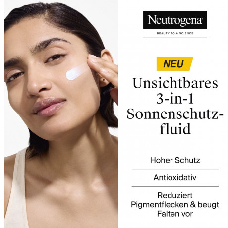 Neutrogena Ultra Sheer Age Shield Sonnenschutzfluid LSF 50, 50 ml, Neutrogena Ultra Sheer Age Shield Невидимый антивозрастной солнцезащитный флюид для лица SPF 50, 50 мл