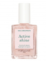 Manucurist Active Shine укрепляющий лак для ногтей, эффект сияния, уход 2в1, натуральное покрытие