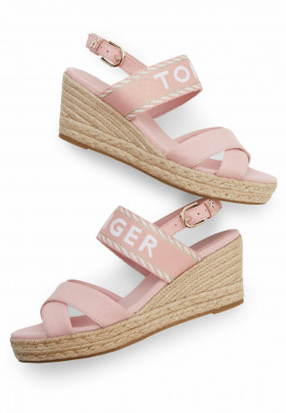 Tommy Hilfiger LOGO MID Espadrilles soothing pink LOGO MID Эспадрильи успокаивающий розовый