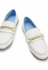 Tommy Hilfiger CHAIN  Slip-ons ecru ЦЕПЬ слипоны экрю