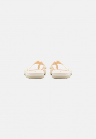 Tommy Hilfiger WEBBING T-bar sandals sugarcane WEBBING Сандалии с Т-образной перемычкой сахарный тростник