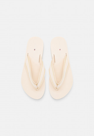 Tommy Hilfiger WEBBING T-bar sandals sugarcane WEBBING Сандалии с Т-образной перемычкой сахарный тростник