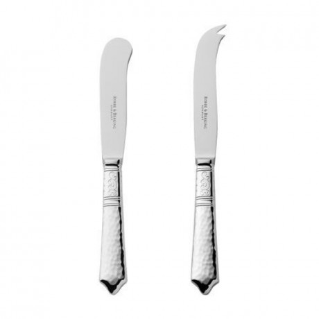 Robbe & Berking Robbe & Berking Hermitage 150 g versilbert Butter-/Kasemesser mit Stahlklinge Robbe &amp; Berking Hermitage 150 г посеребренный нож для масла/сыра со стальным лезвием