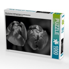 CALVENDO Puzzle CALVENDO Puzzle Nahaufnahme Fruhlingstulpen in schwarzweiss Пазл CALVENDO Puzzle Крупный план весенних тюльпанов в черно-белом цвете