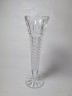 Винтажная Хрустальная ваза ромбовидной огранки, 25,5см, Германия, 1960-70гг.