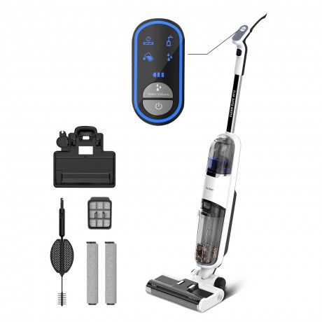 Redkey Redkey Nass-Trocken-Akkusauger W12, 150,00 W, Beutellos, Handstaubsauger, Akkustaubsauger, Selbstreinigung, Staubsauger Kabellos, 3-in-1 Nass Trockensauger, LED Anzeige, Doppelwassertank Беспроводной пылесос Redkey для сухой и влажной уборки W12,