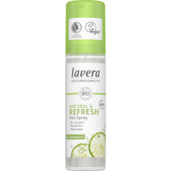 LAVERA Deospray Natural &amp; Refresh, 75 ml, Лавера Дезодорант-спрей Натуральная Свежесть, лайм и вербена, без алюминия, 75 мл