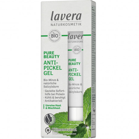 LAVERA PURE BEAUTY Spot Treatment, 15 ml, Лавера Точечное средство против несовершенств для кожи с несовершенствами и жирным блеском, цинк и био-мята, 15 мл