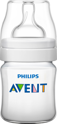 Philips AVENT 1-отверстие,  125 ml, Полипропиленовая Бутылка из Экологических материалов для Маленьких Детей с Горлышком и Крышкой 1 шт