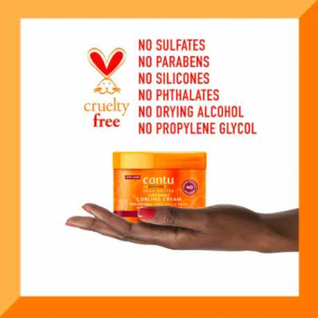 Cantu Shea Butter Coconut Curling Cream Locken Creme 2 st Канту Крем для вьющихся волос с кокосом и маслом Ши (Карите), 2 штуки х 340 г