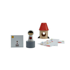 PLANTOYS Stapelspielzeug Raumschiff Steckspielzeug Штабелируемая игрушка с космическим кораблем