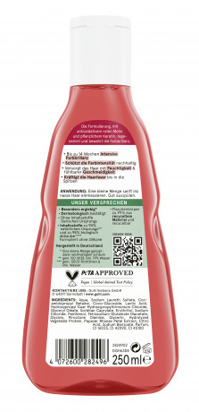 Guhl Color Schutz & Pflege Farbglanz Shampoo, 250 ml, Guhl шампунь для окрашенных волос с экстрактом мака, пантенолом и растительным протеином, 250 мл