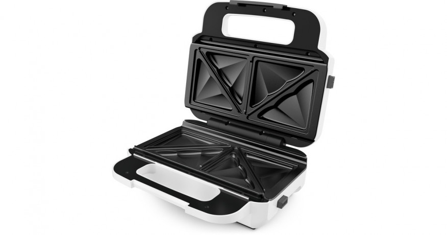 Tefal Tefal Snack XL SW7011, Sandwichmaker weiss/grau, 850 Watt, mit 2 Platten-Sets  weiss/grau Tefal Snack XL SW7011, сэндвичница белый/серый, 850 Вт, с 2 наборами тарелок