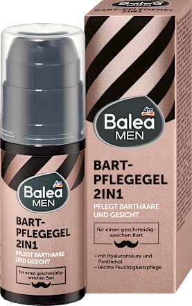Balea MEN Bartpflege Gel-2in1, 50 ml, Гель 2 в 1 для увлажнения бороды и кожи лица, 50 мл